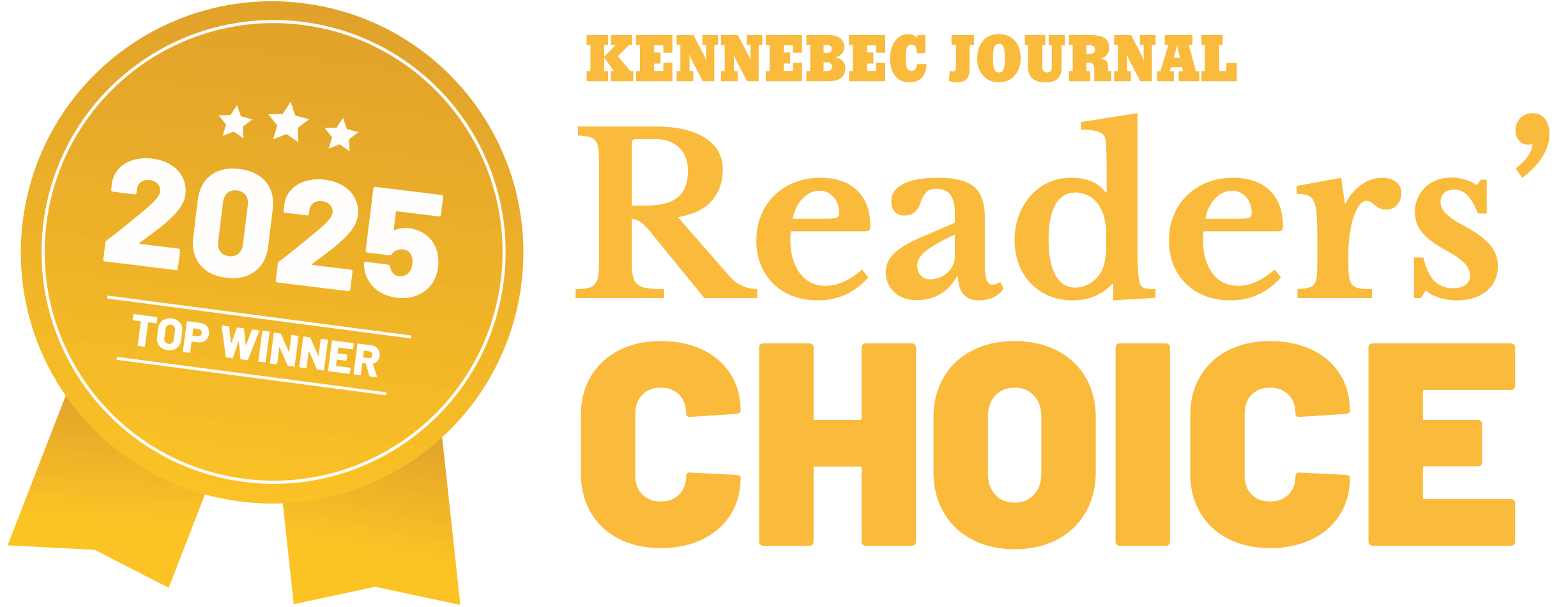 2025 Top Winner Kennebec Journal Readers' Choice
